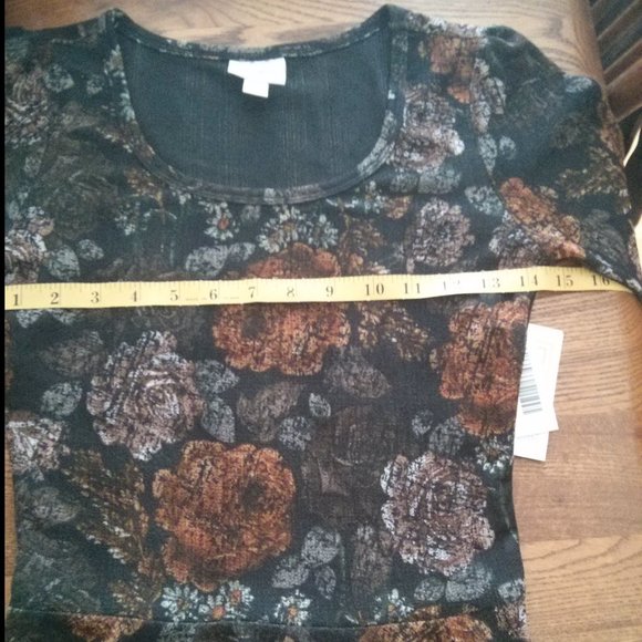 NWT LulaRoe Rose & Daisy Print Dress - Picture 8 of 9